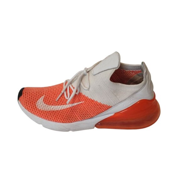 Nike Air Max 270 Flyknit Crimson Pulse Sneakers Women Size 10 Running AH6803 800 - Picture 1 of 8
